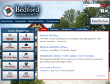 Tablet Screenshot of bedfordma.gov